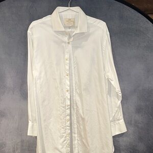 Elegant White Dress Shirt for Men